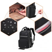 Geanta maternitate, tip rucsac, port USB si rezistenta la apa, KONO EQ2039