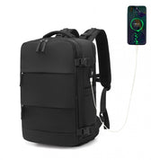 Rucsac multifunctional, compartment laptop 15.6 inch, rezistent la stropi de apa, port USB, pentru calatorii, drumetii activitati zi cu zi, KONO, EQ2344