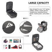 Rucsac multifunctional, compartment laptop 15.6 inch, rezistent la stropi de apa, port USB, pentru calatorii, drumetii activitati zi cu zi, KONO, EQ2344