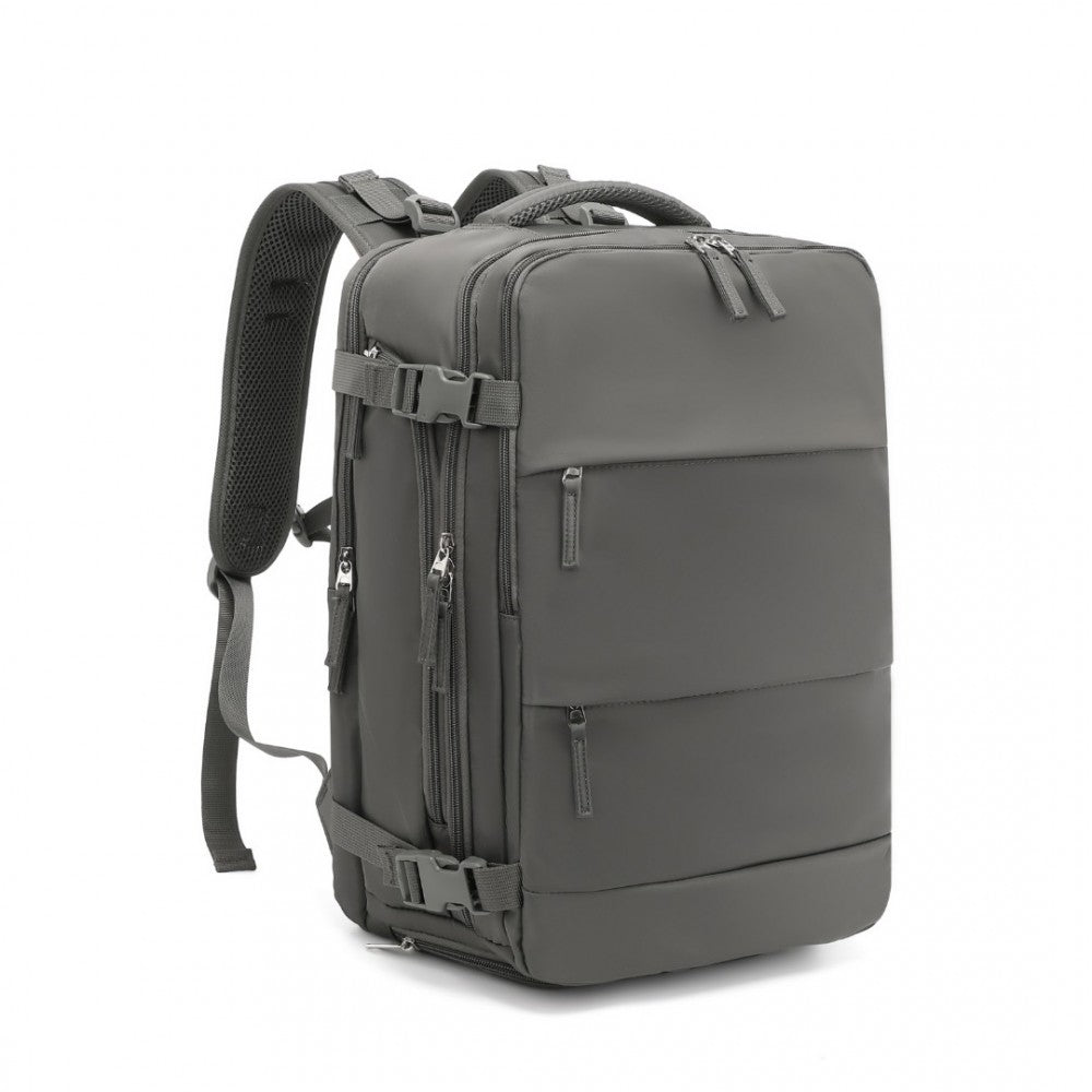 Rucsac multifunctional, compartment laptop 15.6 inch, rezistent la stropi de apa, port USB, pentru calatorii, drumetii activitati zi cu zi, KONO, EQ2344