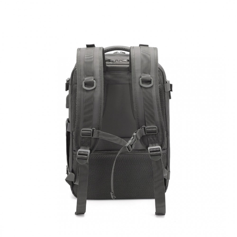 Rucsac multifunctional, compartment laptop 15.6 inch, rezistent la stropi de apa, port USB, pentru calatorii, drumetii activitati zi cu zi, KONO, EQ2344