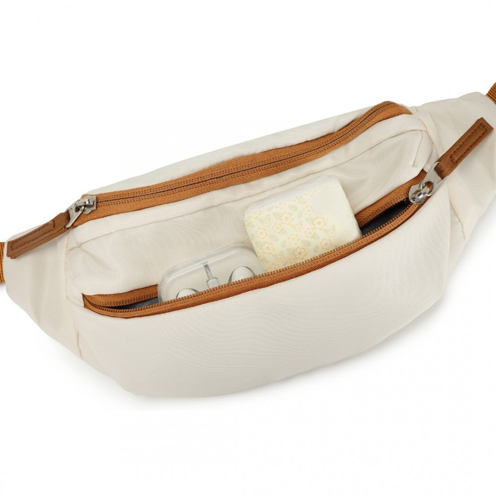 Rucsac unisex casual pentru calatorii cu borseta detasabila, din poliester este rezistent la stropi, cu port USB TYPE-C, se fizeaza de valiza, KONO EQ2406