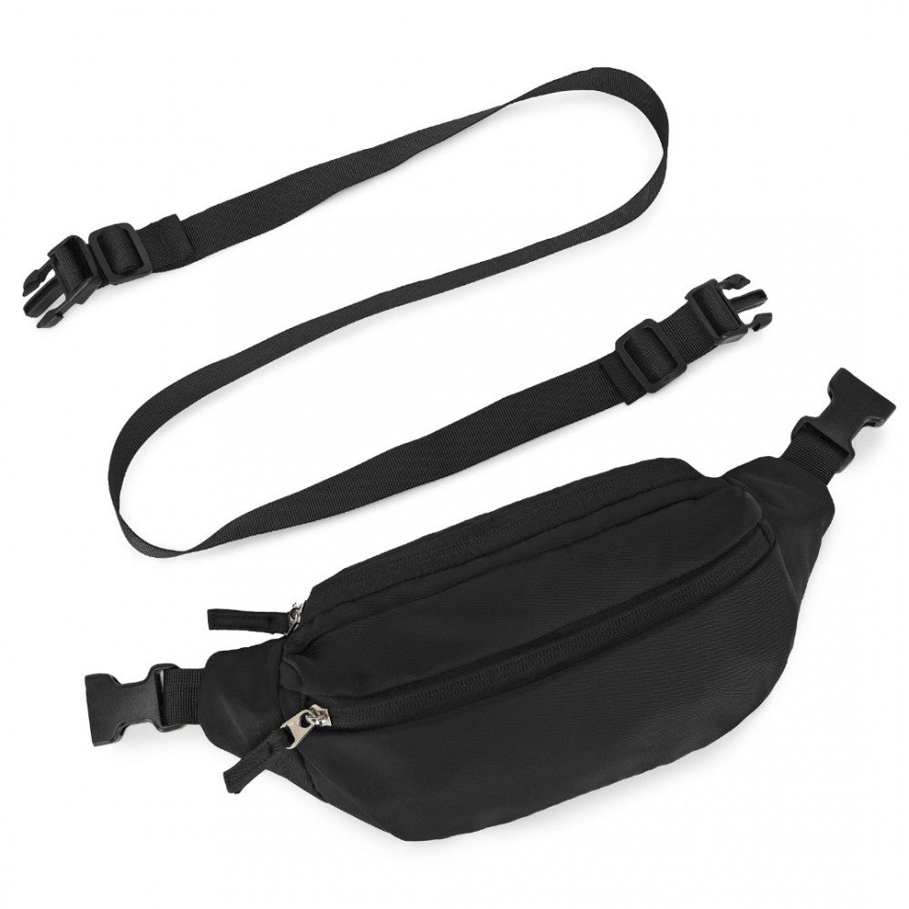 Rucsac unisex casual pentru calatorii cu borseta detasabila, din poliester este rezistent la stropi, cu port USB TYPE-C, se fizeaza de valiza, KONO EQ2406