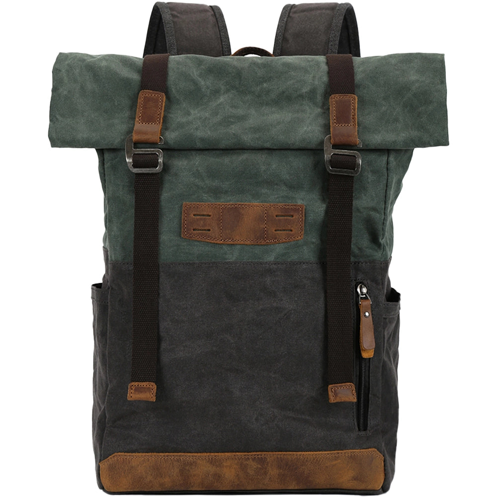 Rucsac unisex pentru hiking, rucsac camping, rucsac vintage, material CANVAS este rezistent la stropi si zgirieturi, JOLAR. GF-0158