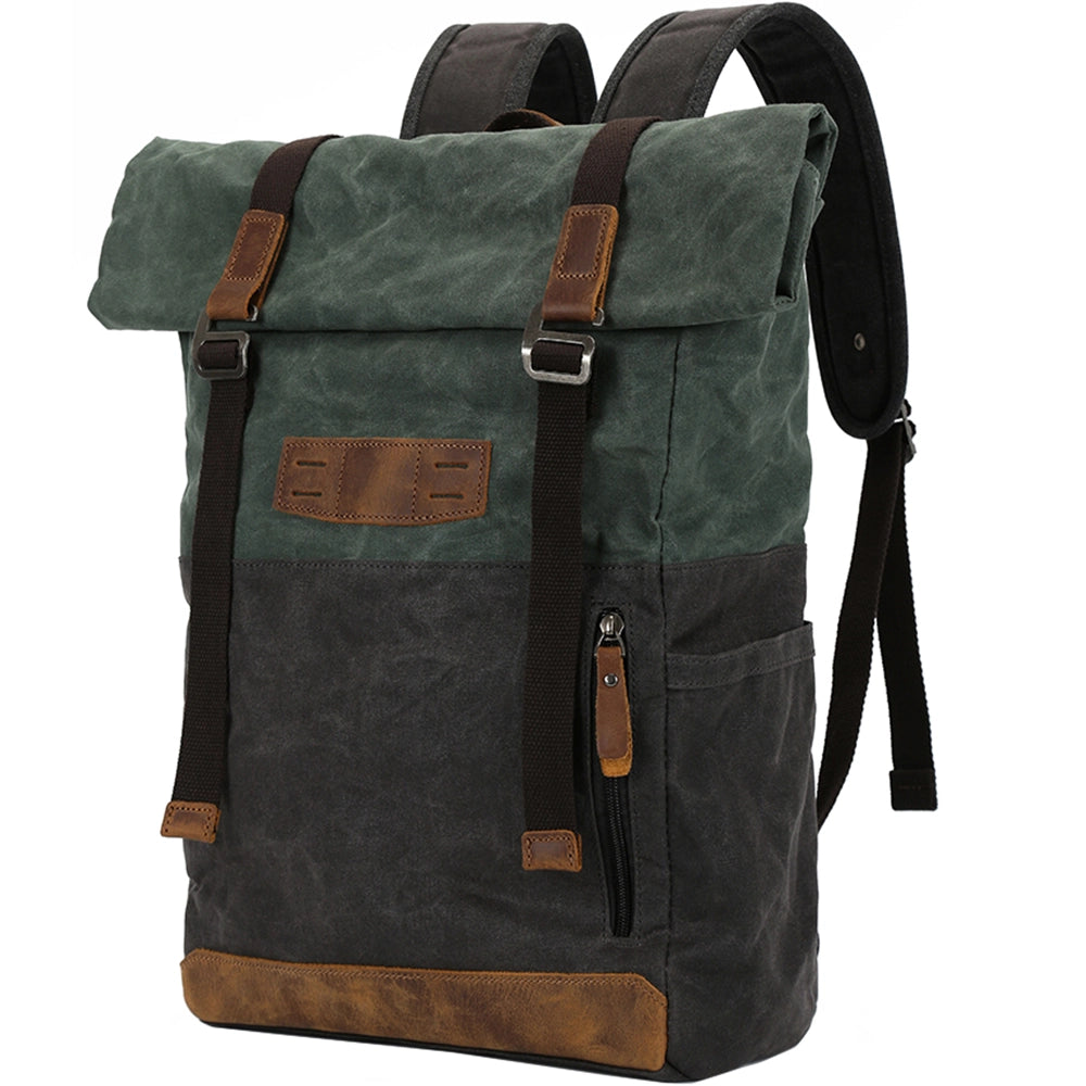 Rucsac unisex pentru hiking, rucsac camping, rucsac vintage, material CANVAS este rezistent la stropi si zgirieturi, JOLAR. GF-0158