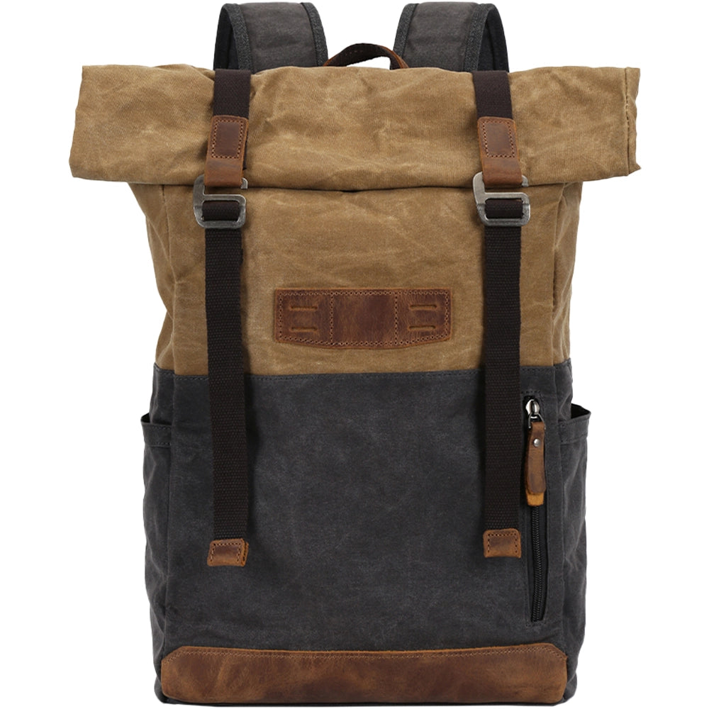 Rucsac unisex pentru hiking, rucsac camping, rucsac vintage, material CANVAS este rezistent la stropi si zgirieturi, JOLAR. GF-0158