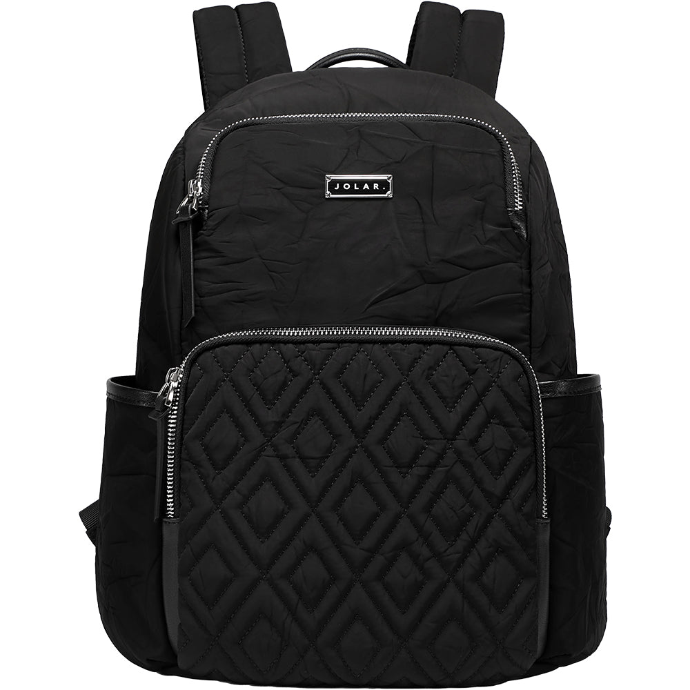 Rucsac Damă Elegant JOLAR, Multifuncțional, Negru/Maro