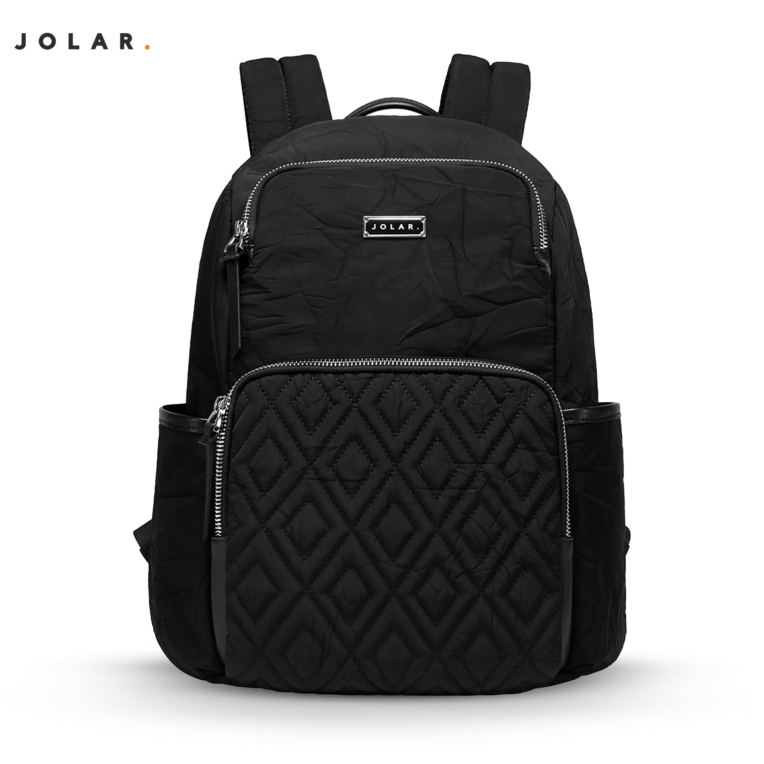 Rucsac elegant de dama, JOLAR. rezistent la apa, multifunctional, ideal pentru birou, calatorii, activitati zilnice, compartiment laptop 13.3", design ergonomic, buzunare ascunse si curele ajustabile, fixare de valiza, GP023116