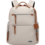 Rucsac Damă Elegant JOLAR, Laptop 13.3", Antifurt, Negru/Alb