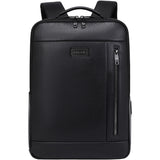 Rucsac Laptop Piele Naturală JOLAR, Stil Office Slim, Negru