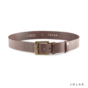 Curea Bărbați Piele Naturală JOLAR, Cataramă Clasică Antichizată, 4,5 cm