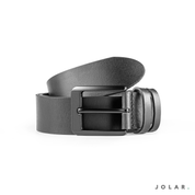 Curea Bărbați Piele Naturală JOLAR, Cataramă Clasică Dreaptă, 4 cm