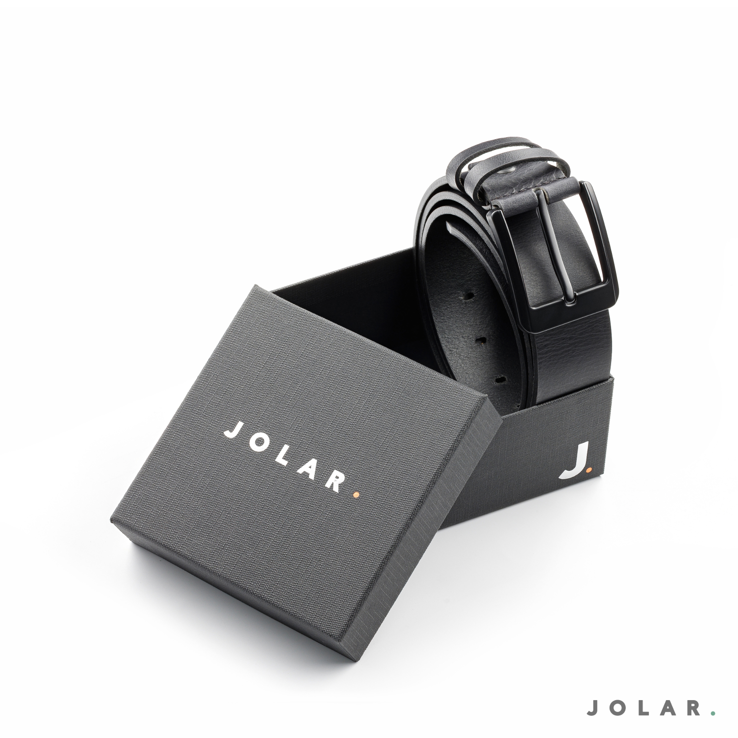 Curea Bărbați Piele Naturală JOLAR, Cataramă Clasică Dreaptă, 4 cm