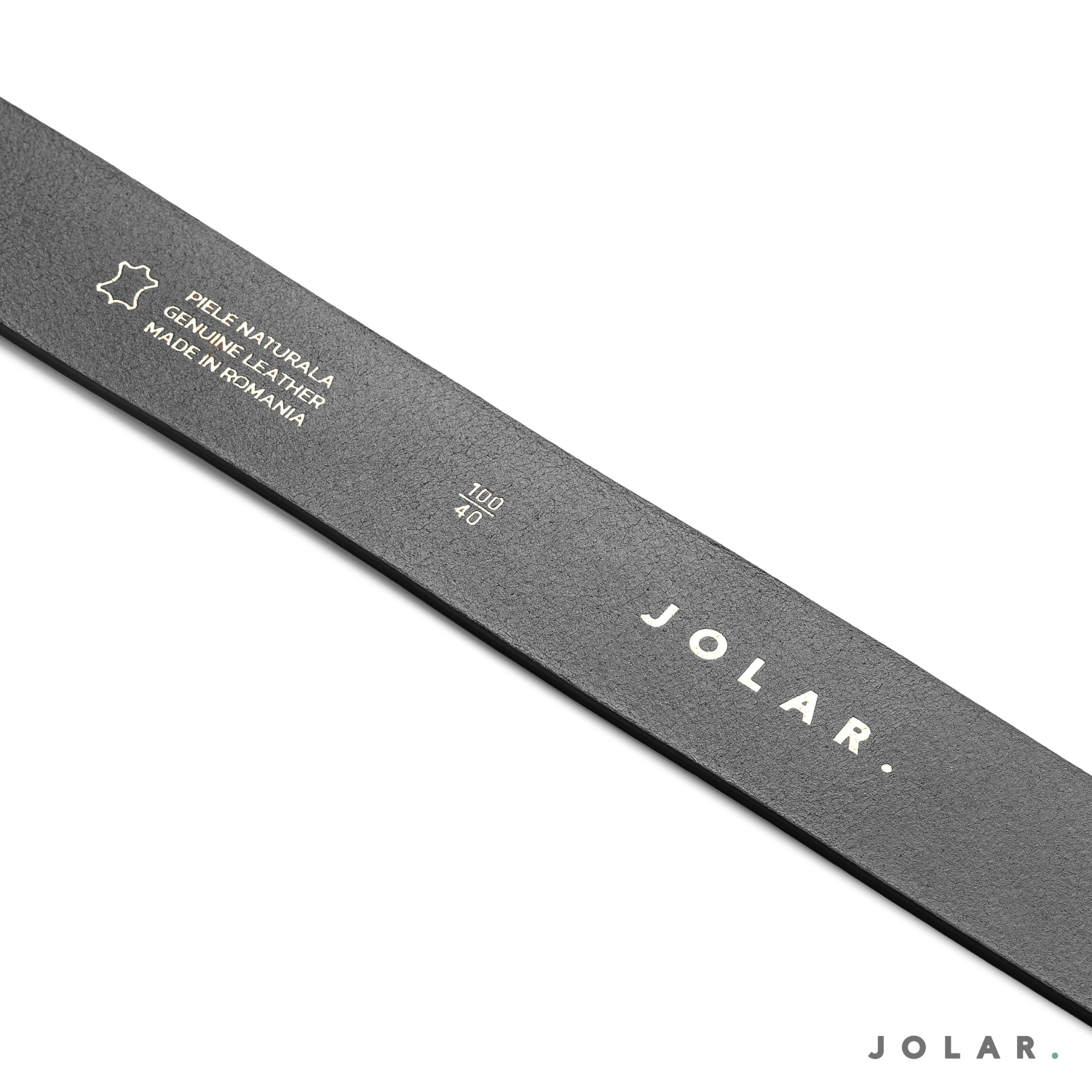 Curea Bărbați Piele Naturală JOLAR, Cataramă Clasică Dreaptă, 4 cm
