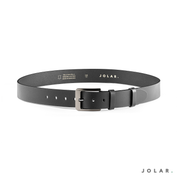 Curea Bărbați Piele Naturală JOLAR, Cataramă Clasică Dreaptă, 4 cm