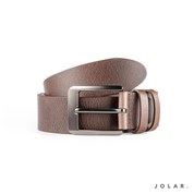 Curea Bărbați Piele Naturală JOLAR, Cataramă Clasică Dreaptă, 4 cm