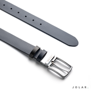 Curea Bărbați Piele Naturală JOLAR, Cataramă Reversibilă, 2 Fețe, 3,5 cm