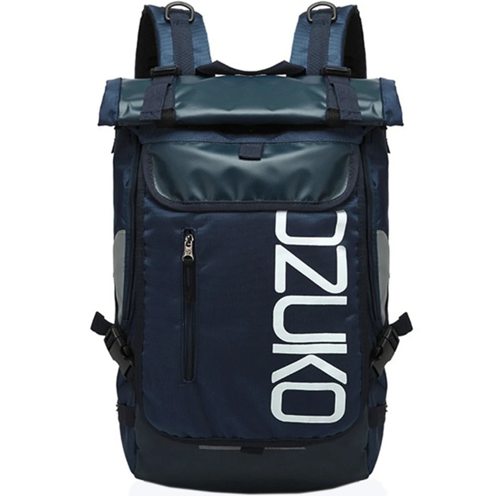 Rucsac sport unisex, cu benzi reflectorizante, rezistent la stropi, OZUKO OZ8020