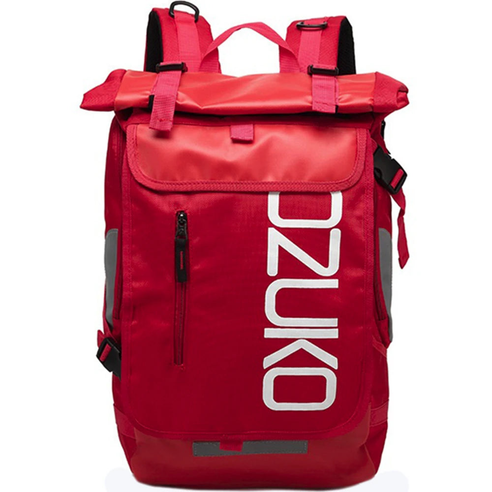 Rucsac sport unisex, cu benzi reflectorizante, rezistent la stropi, OZUKO OZ8020