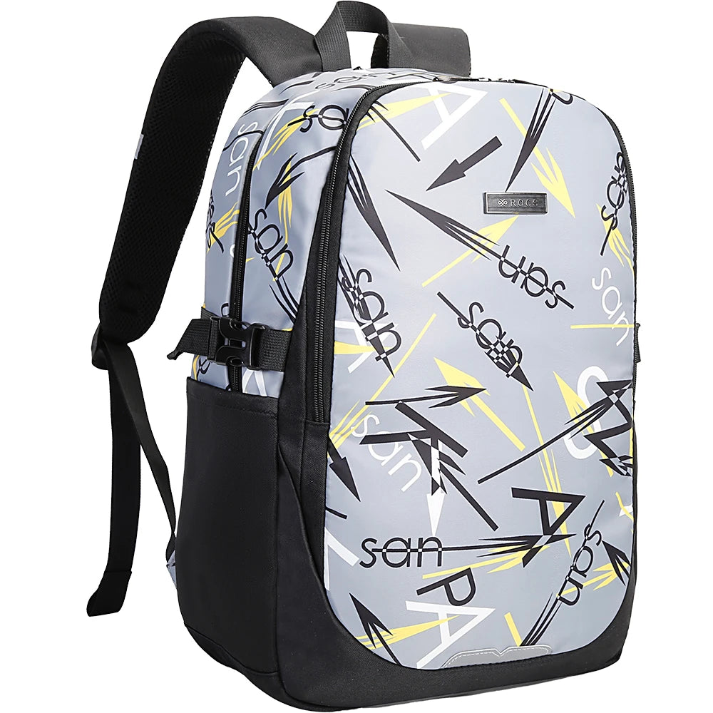 Rucsac pentru scoala ROCS, unisex, rezistent la stropi de apa, cu benzi reflectorizante, RC-14YW