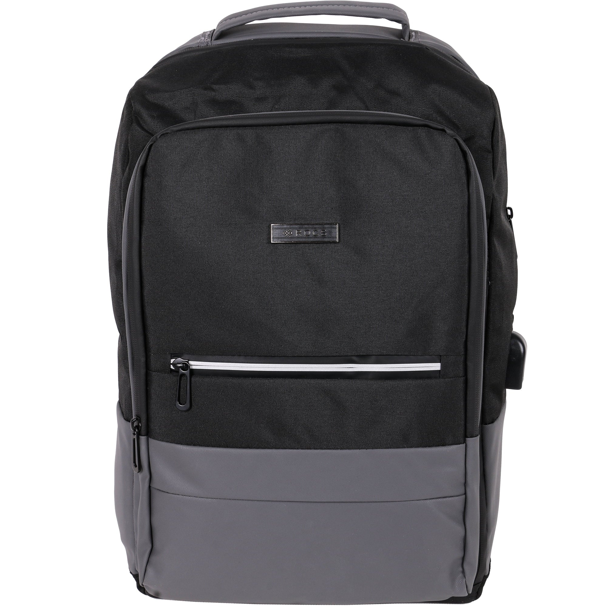 Rucsac smart casual, rezistent la stropi, port USB, ROCS, RC-7