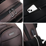 Rucsac smart pentru laptop, unisex, casual rezistent la stropi de apa, port USB, ROCS RC-8