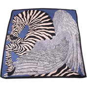 Esarfa pentru dama, imitatie matase, 110 x 110, imprimeu zebra, SK14