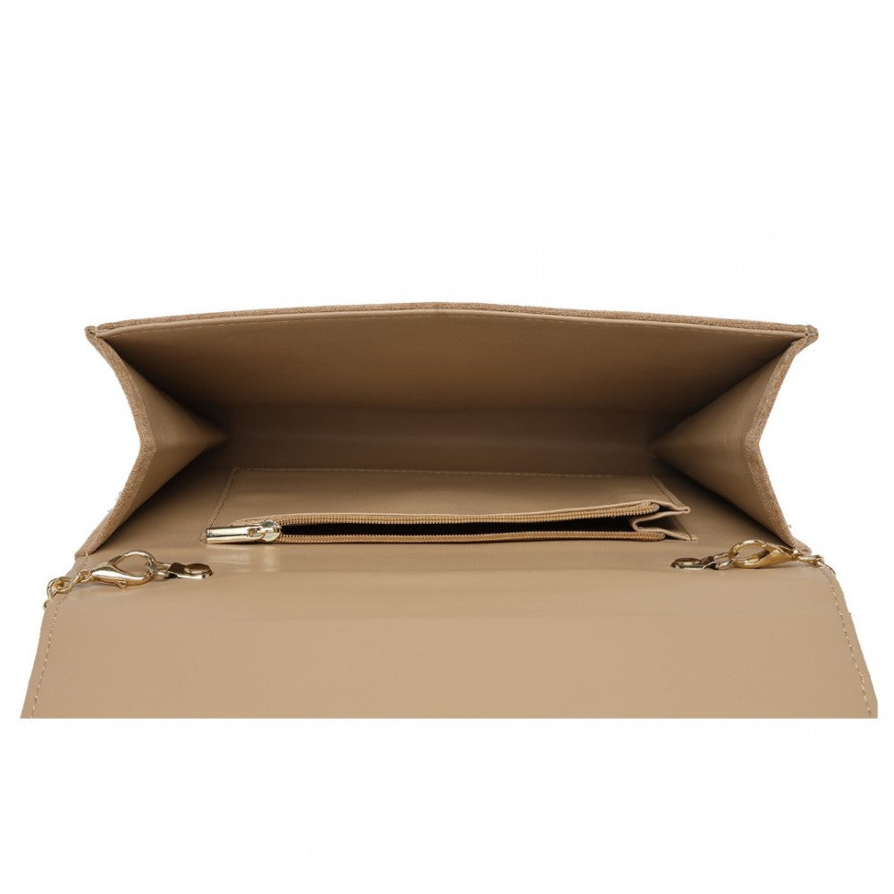 Geanta clutch de seara, eleganta, curea tip lant, Miss Lulu, WTM2432