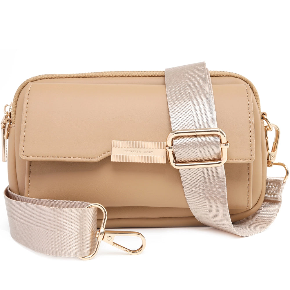 Geanta mini crossbody pentru telefon, eleganta din piele PU, PRETTYZYS X3-133