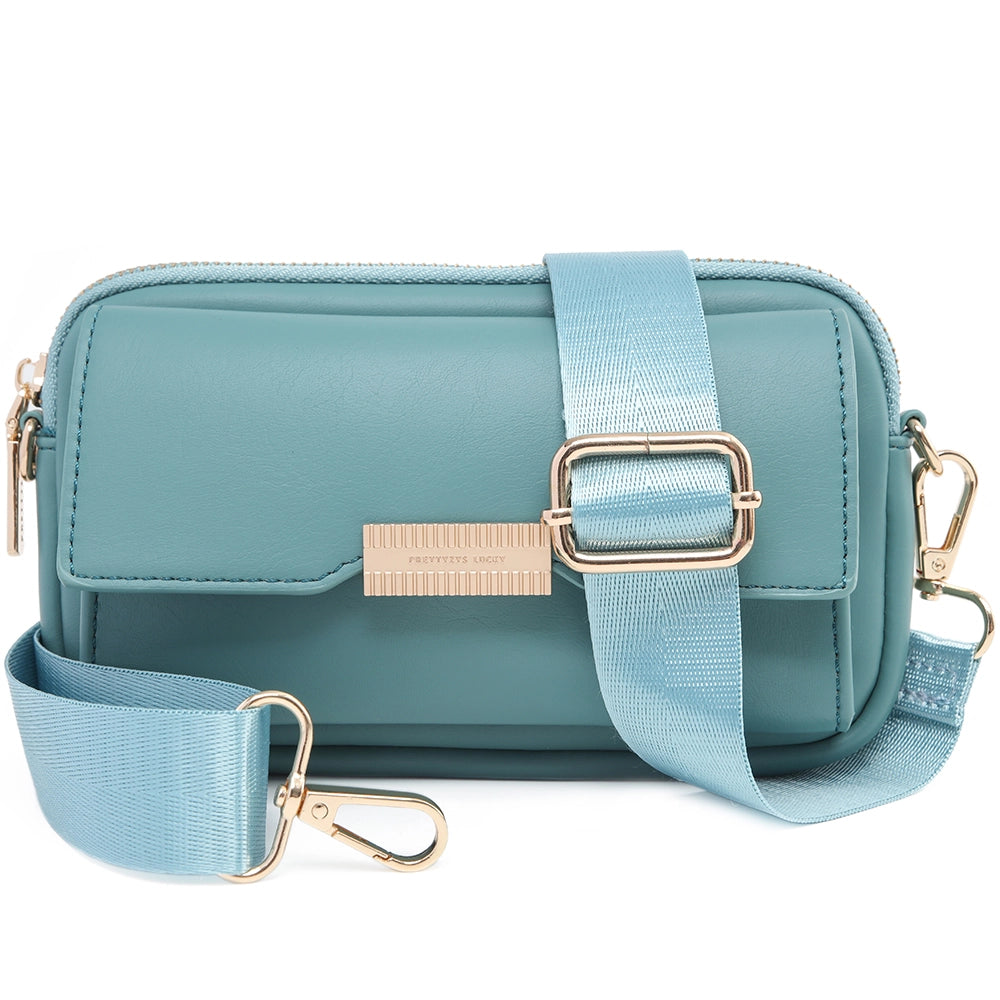 Geanta mini crossbody pentru telefon, eleganta din piele PU, PRETTYZYS X3-133