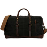 Geantă Voiaj JOLAR, Stil Duffle Bag, Canvas și Detalii Piele