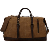 Geantă Voiaj JOLAR, Stil Duffle Bag, Canvas și Detalii Piele