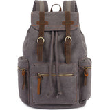 Rucsac Călătorie Canvas & Piele Naturală, Stil Retro — JOLAR