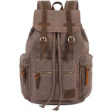 Rucsac Călătorie Canvas & Piele Naturală, Stil Retro — JOLAR