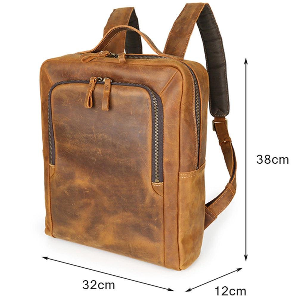 Rucsac unisex pentru laptop, stil vintage rezistent la apa, JOLAR. YD-8250