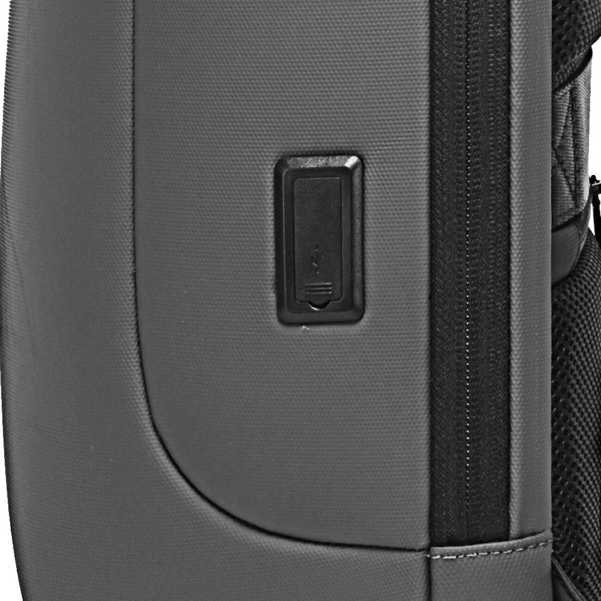 Rucsac unisex pentru laptop 15.6 inch, model nou din poliester rezistent la apa, cu sistem antifurt TSA si port USB, BANGE BG7225