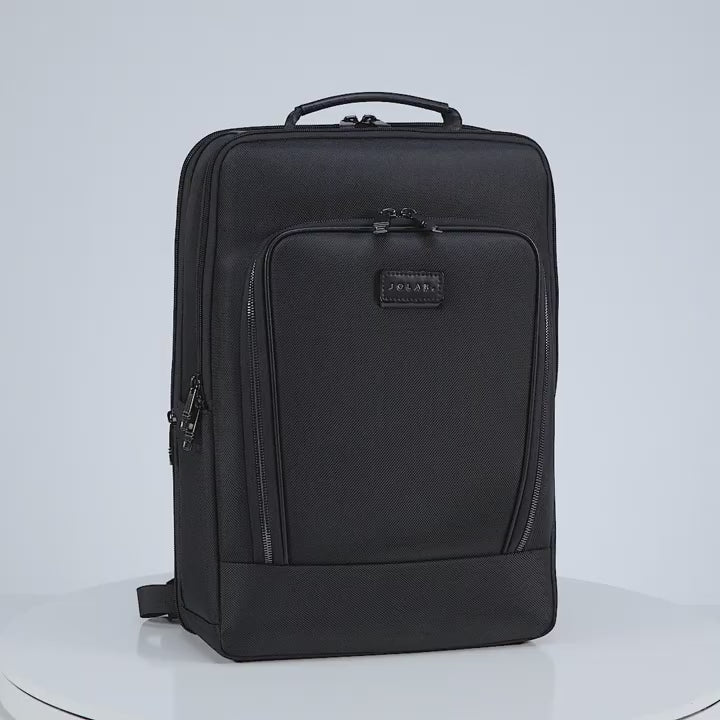 Rucsac Laptop Business JOLAR, Stil Urban Office, Negru
