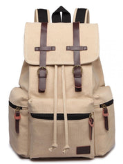 Rucsac multifuncional unisex pentru calatorii sau hiking, cu detalii din piele, KONO E1672