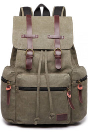 Rucsac multifuncional unisex pentru calatorii sau hiking, cu detalii din piele, KONO E1672
