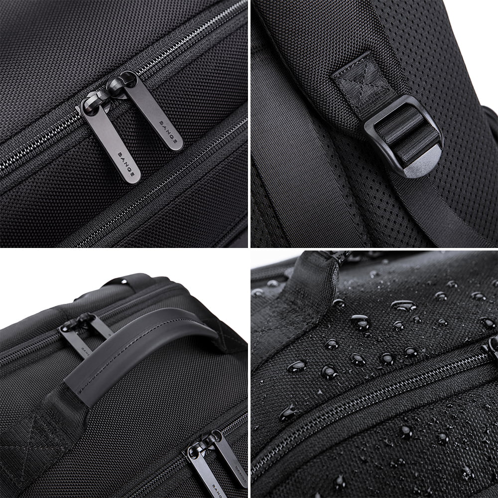 Rucsac smart unisex, din microfibra, fixare de valiza perfect pentru calatorie, cu compartiment pentru laptop de 15.6 inch, BANGE BG-G61