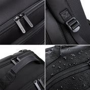 Rucsac smart unisex, din microfibra, fixare de valiza perfect pentru calatorie, cu compartiment pentru laptop de 15.6 inch, BANGE BG-G61