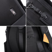 Rucsac smart unisex, din microfibra, fixare de valiza perfect pentru calatorie, cu compartiment pentru laptop de 15.6 inch, BANGE BG-G61