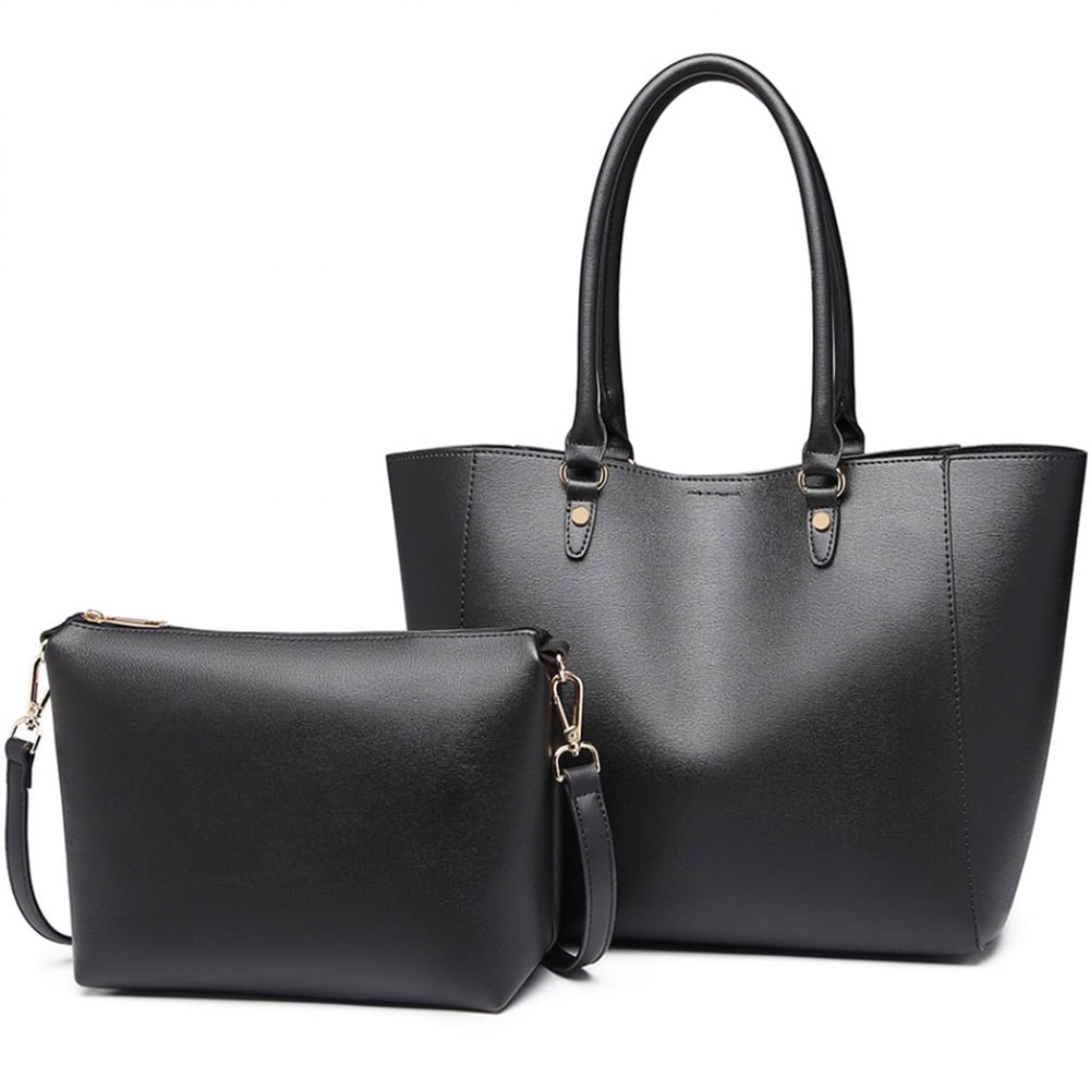 Genti casual pentru dama, set din 2 bucati, din piele ecologica este rezistent la stropi, Miss Lulu LH6895
