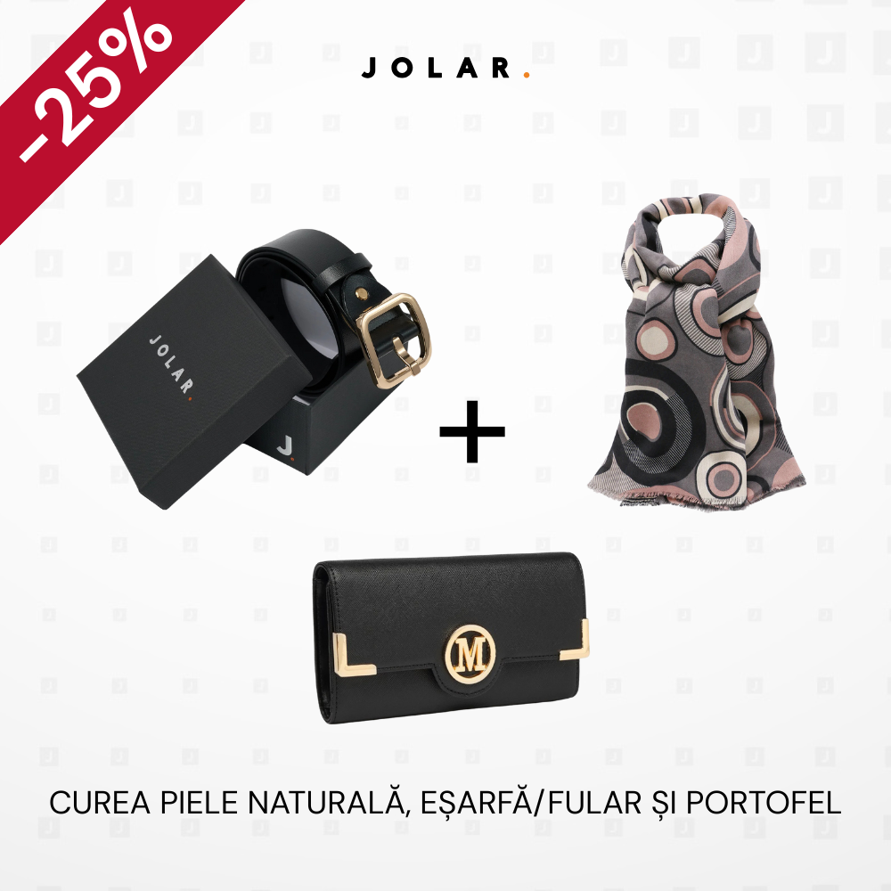 Curea, Portofel și Eșarfă/Fular - 25% Reducere