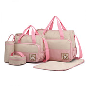 Geanta pentru maternitate, set din 5 accesorii, din poliester, Miss LULU, 9026